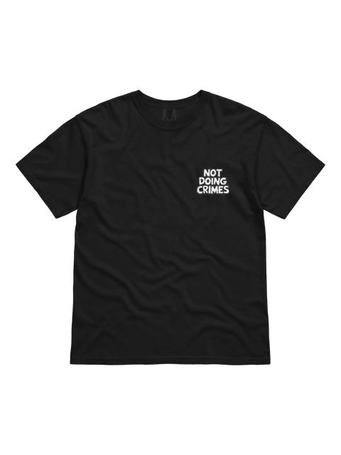 Not Doing Crimes (Embroidered) Tee — SP.TEE-01